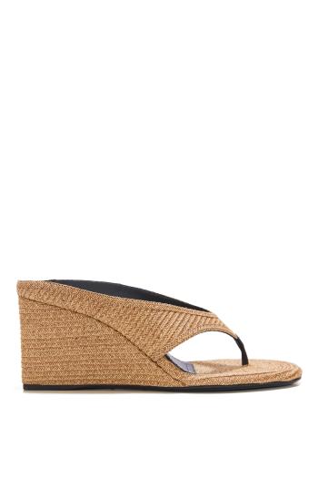 Cube thong paper 75 wedge sandals 