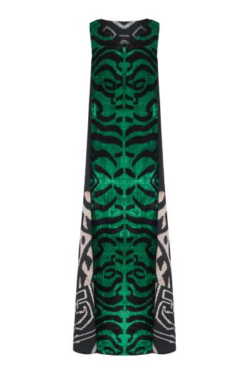 06 Whispers of the Earth silk-blend kaftan