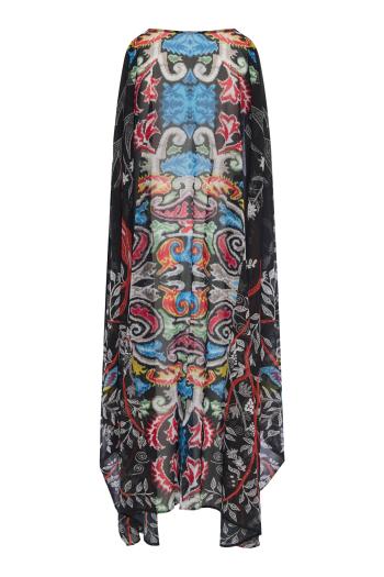 40 Whispers of the Earth silk-blend kaftan