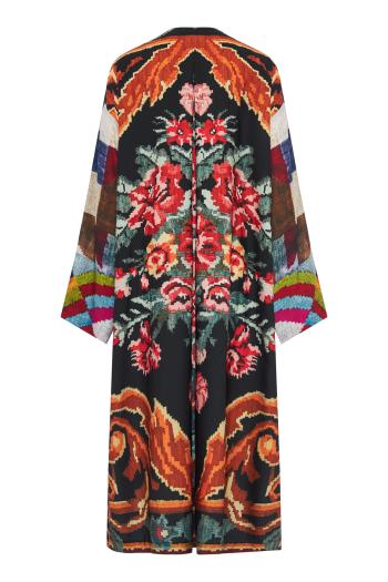 20 Whispers of the Earth silk-blend kimono