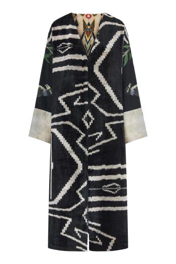 21  Whispers of the Earth silk-blend kimono