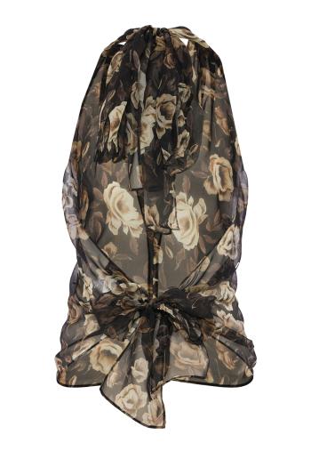 TOP SLVLESS TULLE ROSES