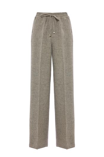 Karo wool and cashmere pants 