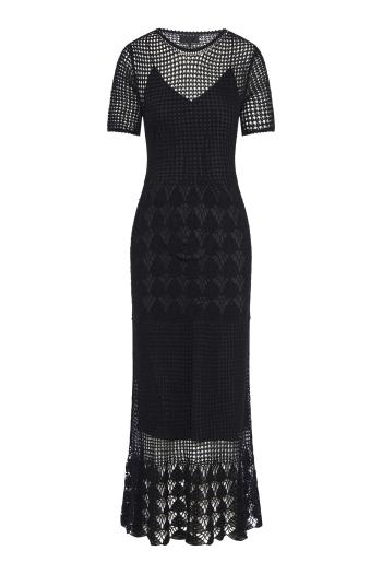 Yoko crochet cotton maxi dress