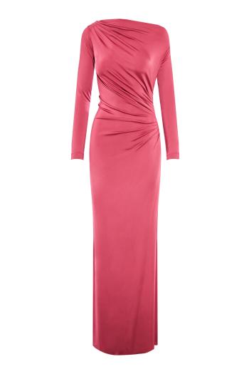 ΦΟΡΕΜΑ OFF SHOULDER DRAPED GOWN