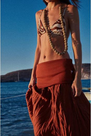 Konibo printed bikini top 
