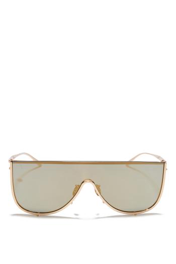 Mask sunglasses in metal