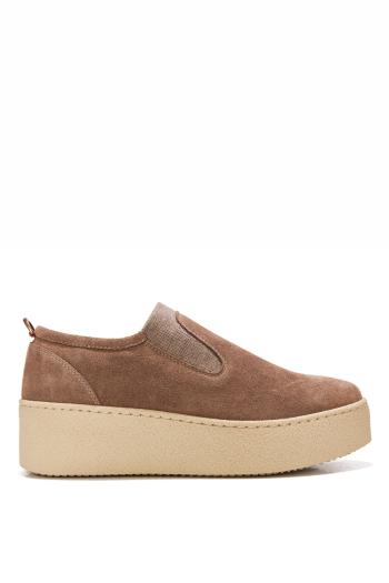Slip on calf suede albino