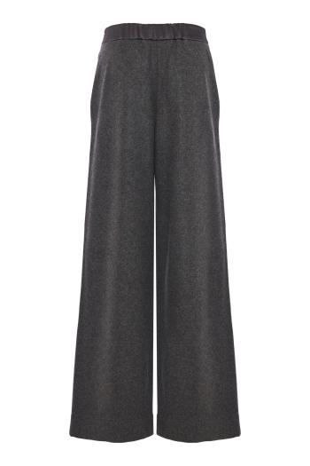 Wool and cashmere flannel pants