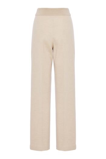 Wool and cashmere flannel pants