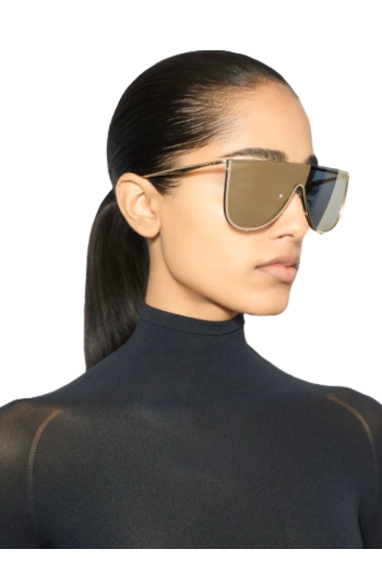 Mask sunglasses in metal