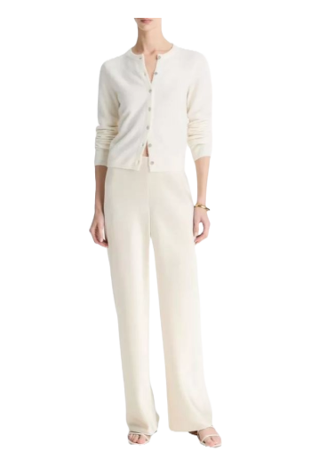Silk & Cashmere-Blend Bouclé Cardigan