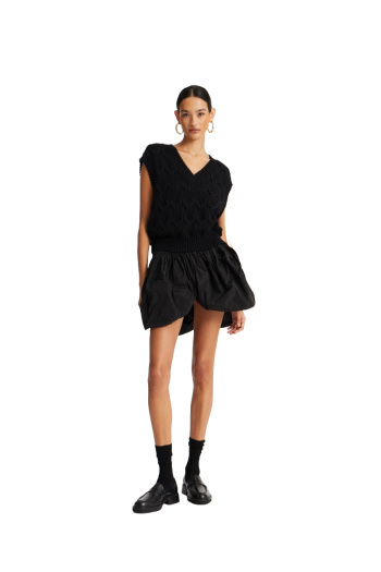 Olita taffeta mini skirt 