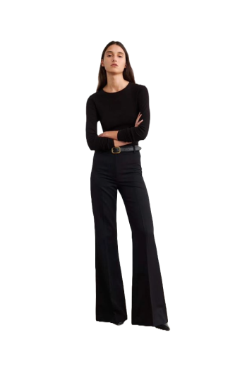 Emelie ribbed cotton top