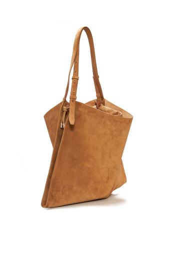 Baggy suede tote