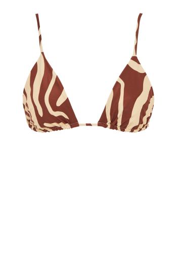 Konibo printed bikini top 