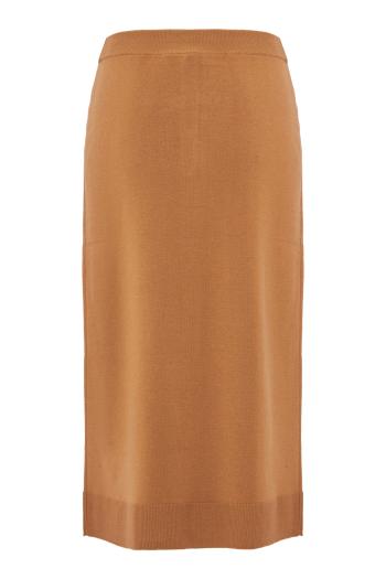Knitted wool-blend midi skirt 
