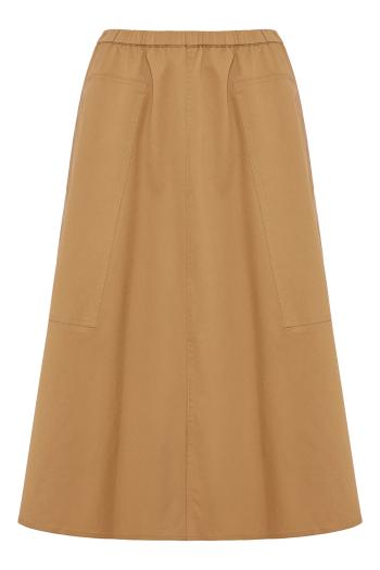Cotton Full midi skirt 