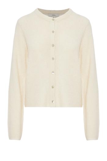 Silk & Cashmere-Blend Bouclé Cardigan