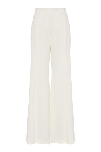 Pinstriped cady pants 