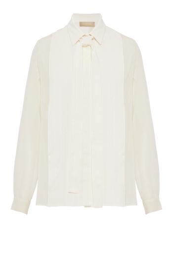 Pinstriped cady shirt 
