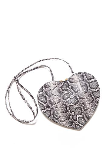 Le Coeur snakeskin shoulder bag 