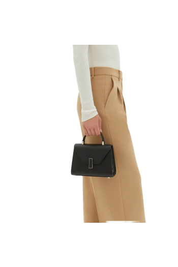 Iside textured-leather cross-body bag 