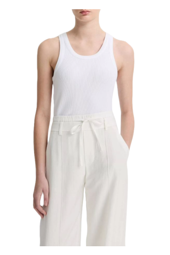 Cotton-blend tank top