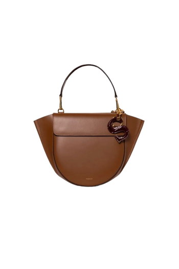 Bag Charm Letter S Bordeaux Croco