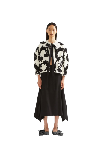 Cloqué jacquard jacket 