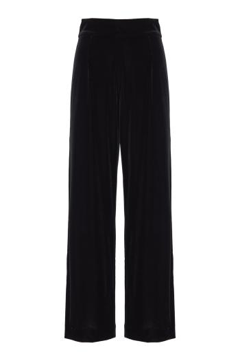 Cipro embroidered velvet pants