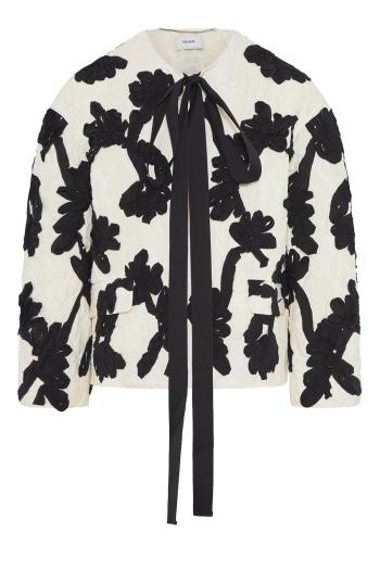Cloqué jacquard evening jacket 