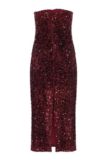 Paillette-embellished midi dress 