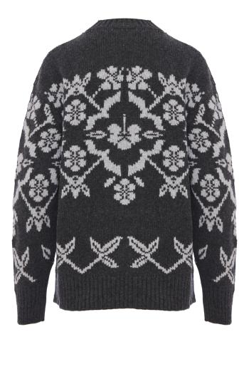 Georgia fair-isle wool and cashmere sweater