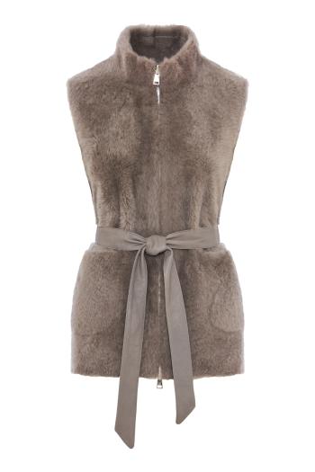 Shearling vest 