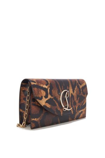 Loubi54 printed leather clutch 