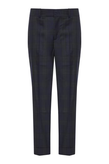 Angela checked wool pants 
