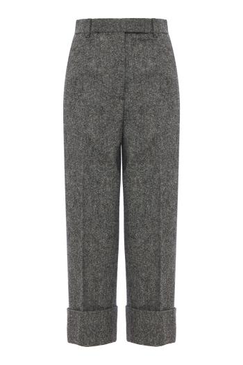 Donegal wool-tweed pants 