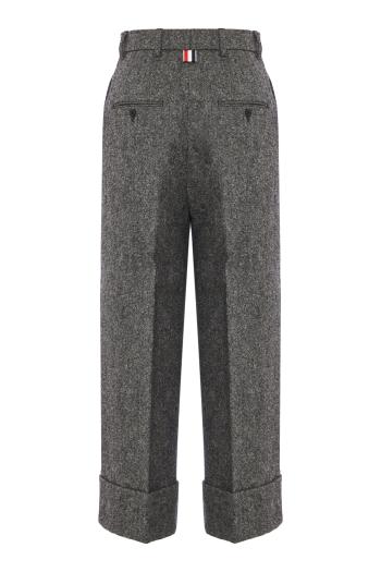 Donegal wool-tweed pants 