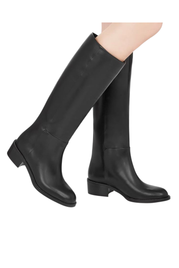 Sellier leather boots 