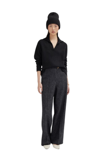 Amanda pressed boucle pants