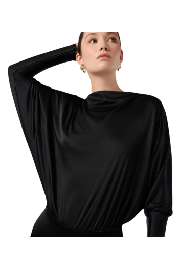 Winnie open-back satin playsuit 