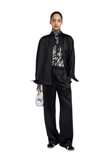 Magnus crinkled-crepe pants 