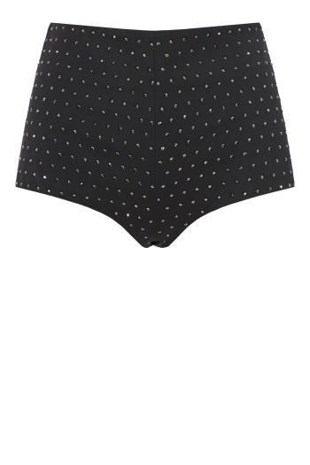 Tami crystal-embellished crepe shorts 
