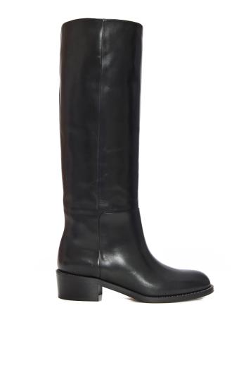Sellier leather boots 