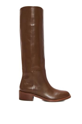 Sellier leather boots 