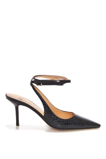 R1P1003 leather 75 leather pumps 