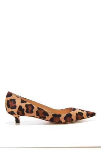 Printed 25 calf-hair pumps