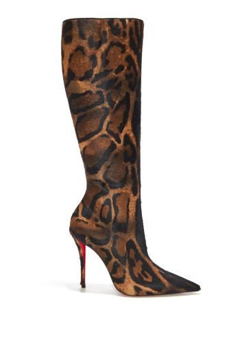 Miss Z Botta 100 Bengali animal-print hairy calf leather pumps