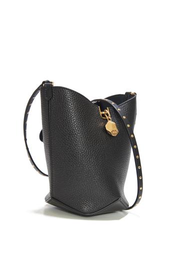 Catch nano by lanvin leather bucket bag